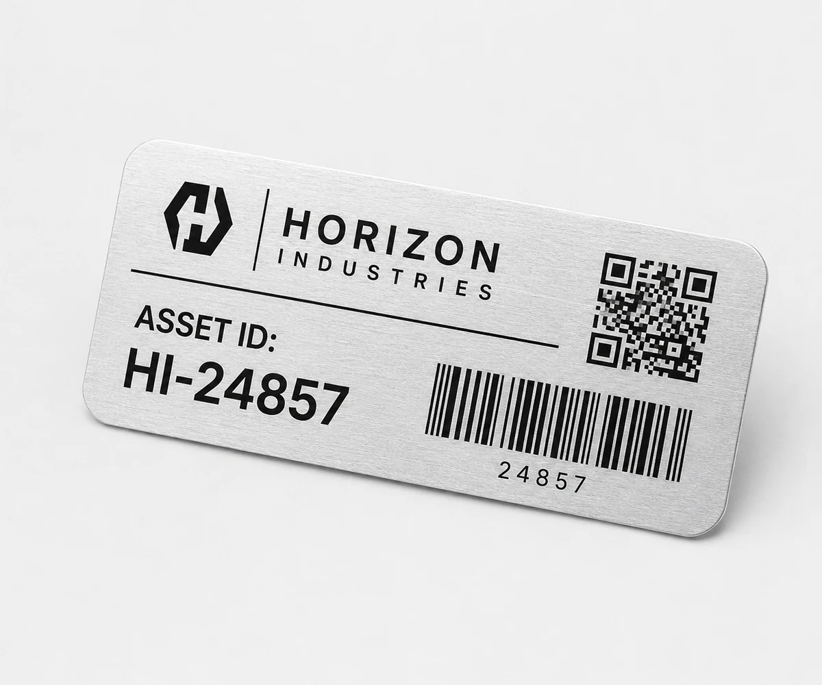 foil asset tags