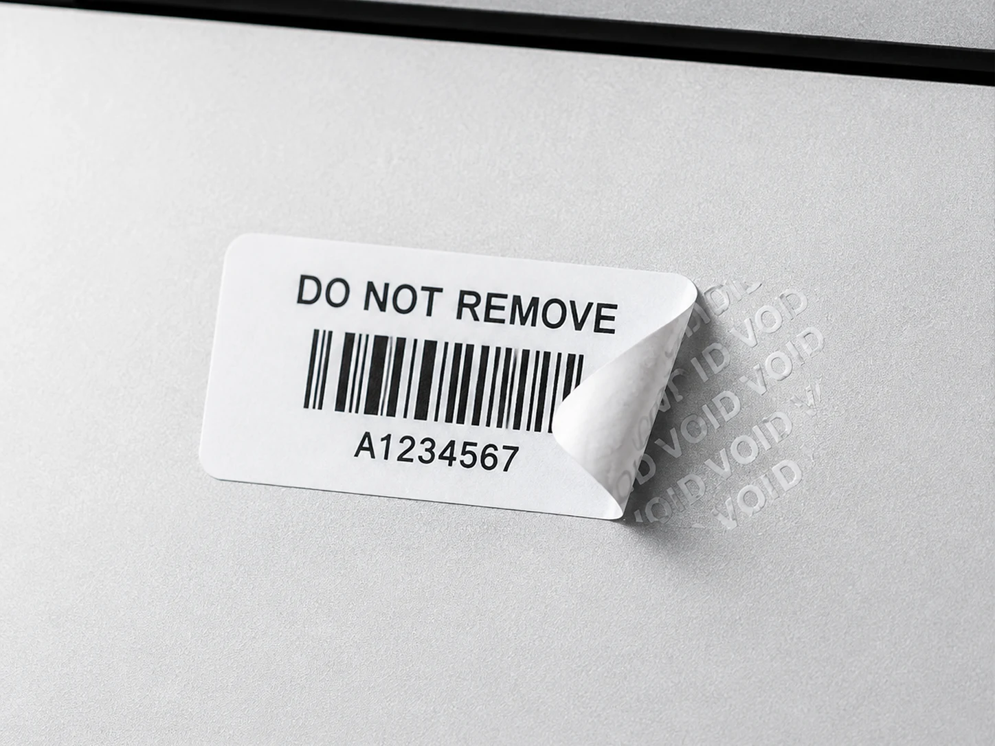 removable asset tag