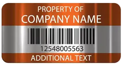 foil asset tags