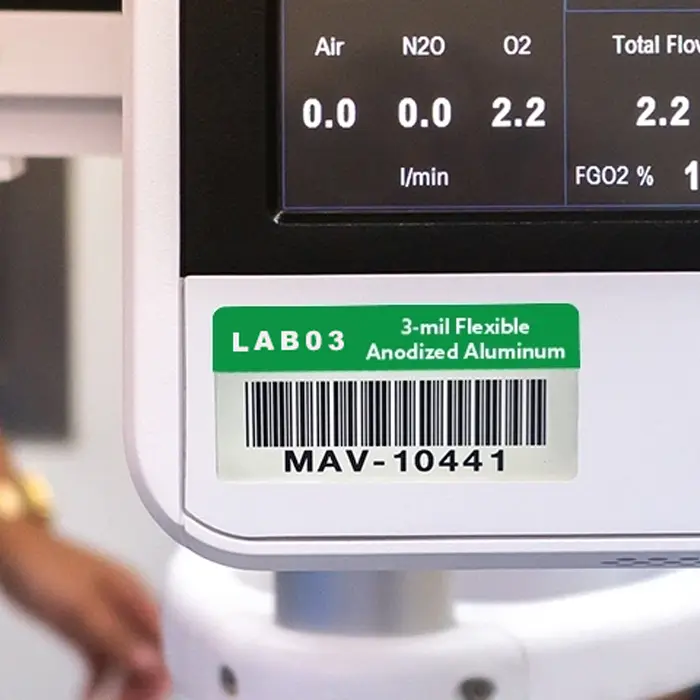 LAB asset tags